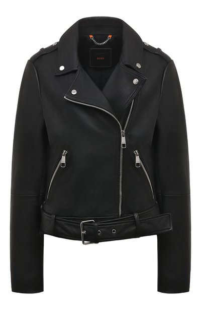 Женская кожаная куртка BOSS ORANGE, арт. 50510964