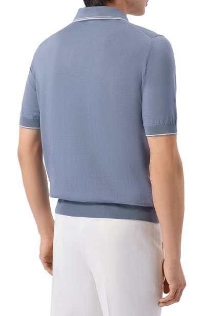 Поло из хлопка и шелка MVST, арт. M26.CSM.K425, фото 4