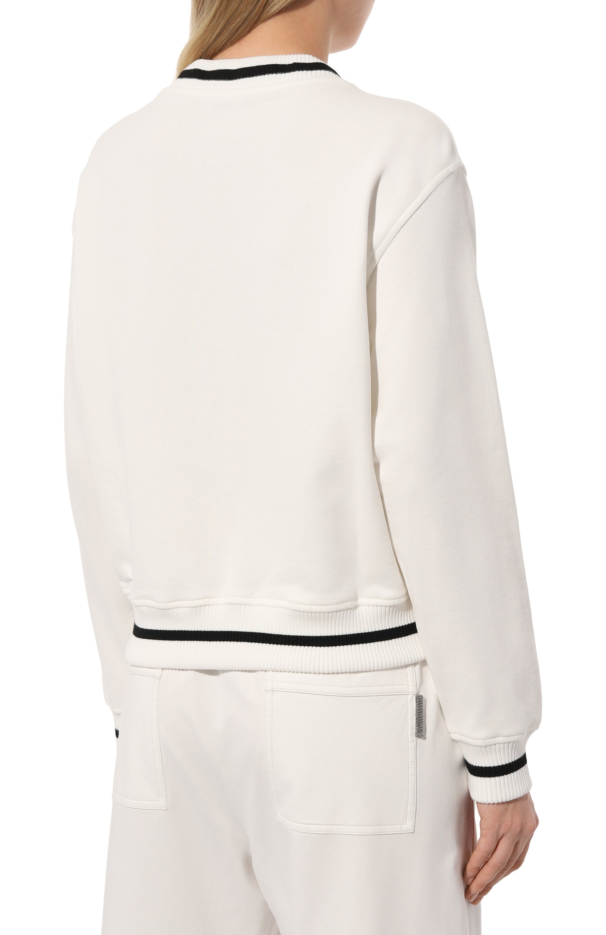 Хлопковый свитшот BRUNELLO CUCINELLI, арт. MN05NB1319, фото 4