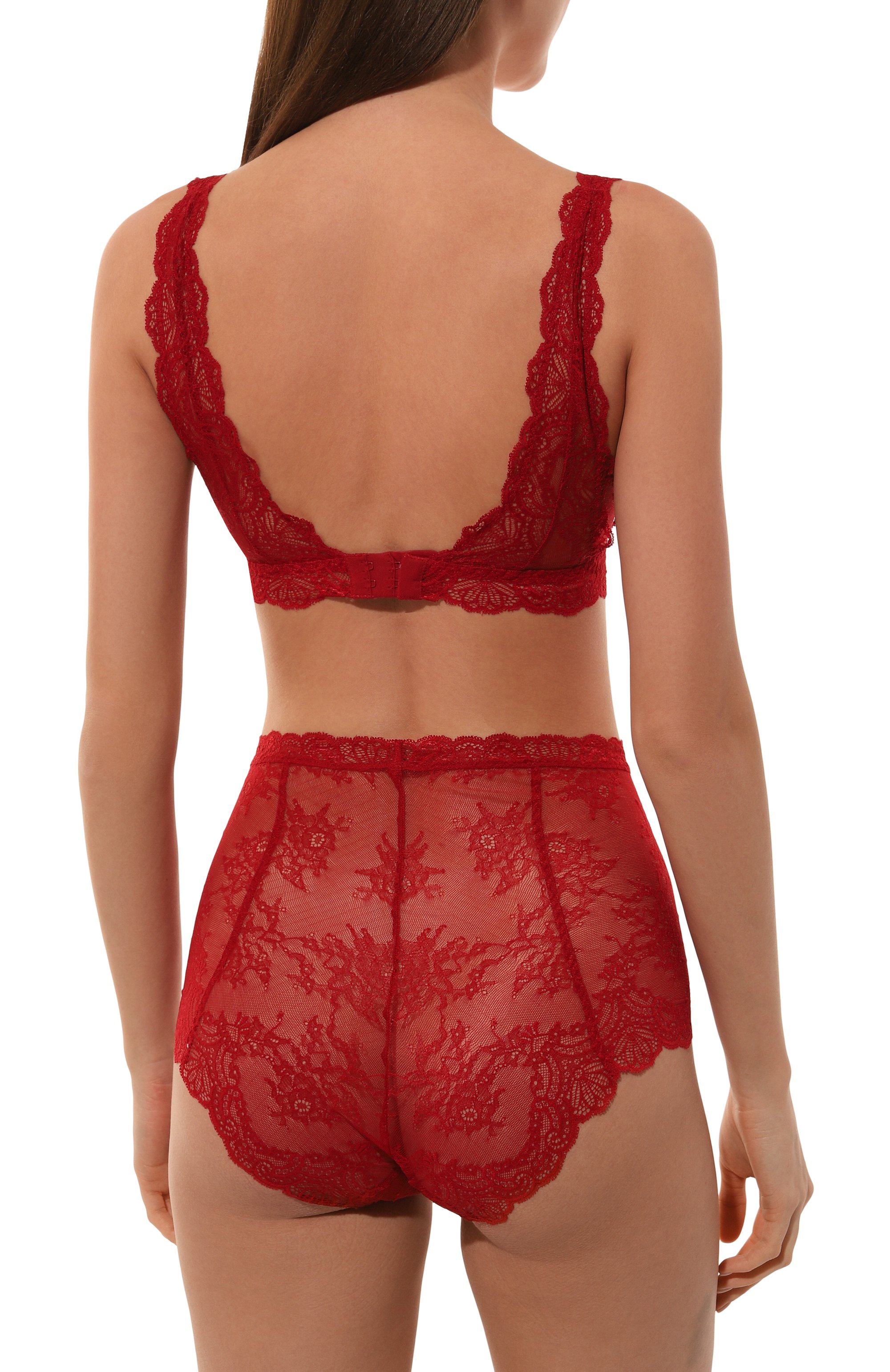 Бюстгальтер-бралетт AUBADE красного цвета по цене 14750 руб., арт. OG10B, фото 3 Бюстгальтер-бралетт AUBADE, арт. OG10B, фото 3