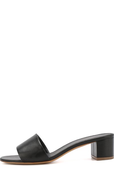 Кожаные мюли на устойчивом каблуке MANSUR GAVRIEL, арт. FS4005LA, фото 3