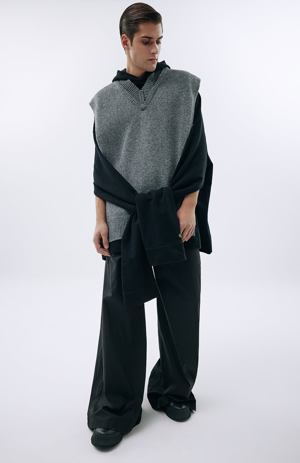 Хлопковое худи rick owens x champion RICK OWENS, арт. CM02C9402/CHFE, фото 6