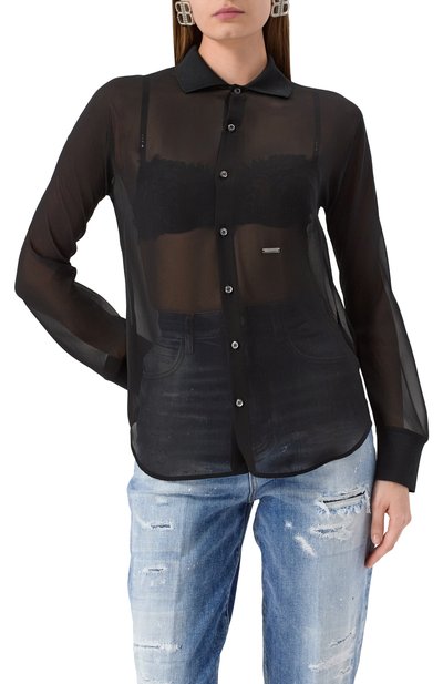 Шелковая блузка DSQUARED2, арт. S72DL0768/S76470, фото 3