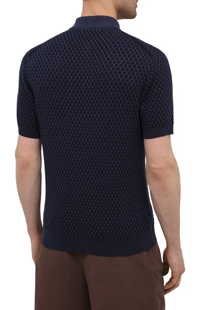 Поло из хлопка и шелка BRIONI, арт. UMR200/P0K16, фото 4