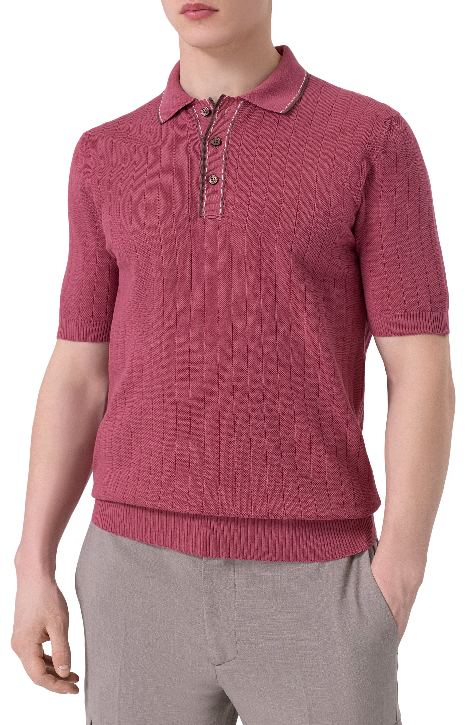 Хлопковое поло GRAN SASSO, арт. 57170/18047, фото 3