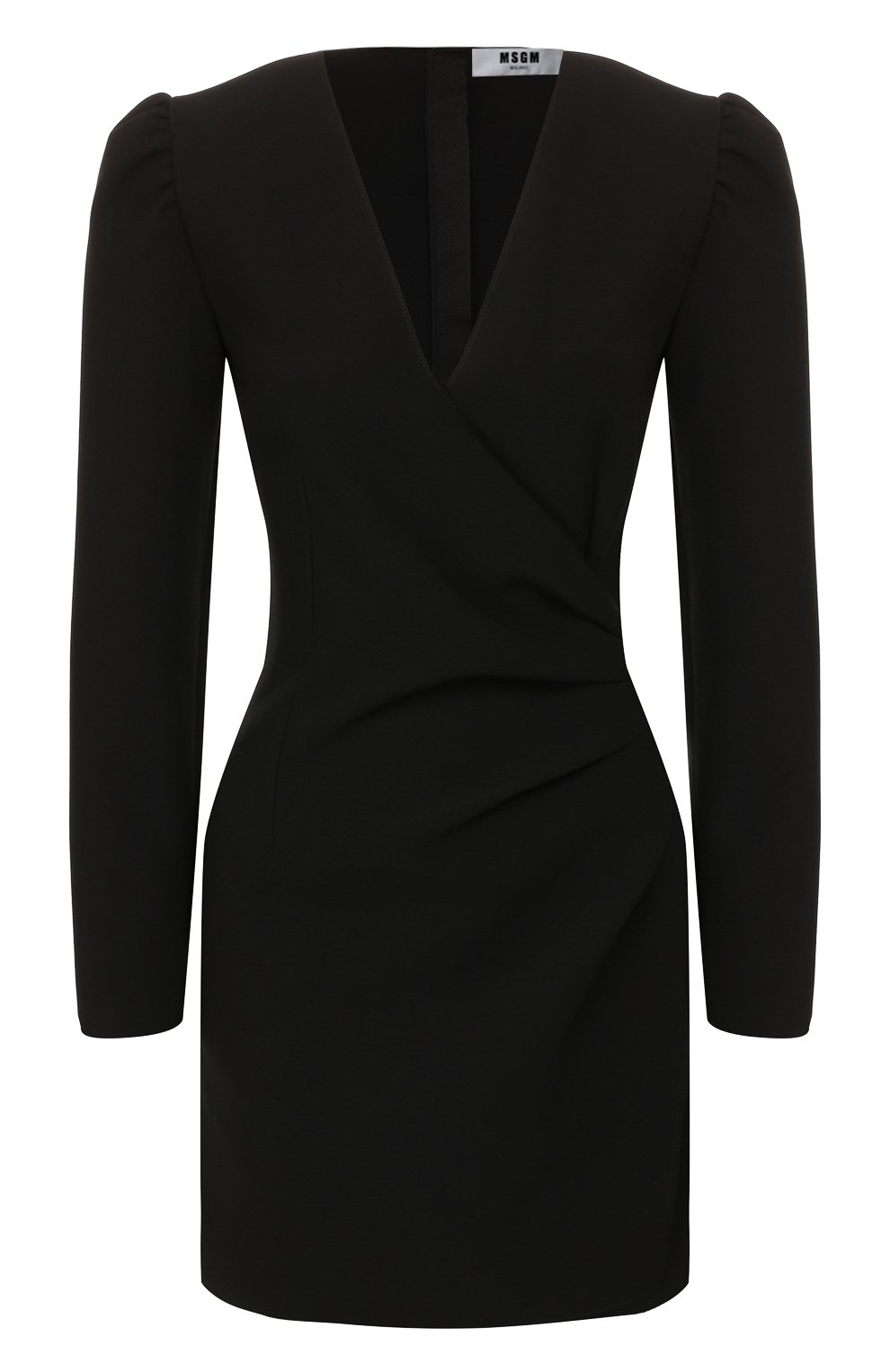 Мини-платье MSGM черного цвета по цене 37400 руб., арт. 2741MDA07 195600, фото 1 Мини-платье MSGM, арт. 2741MDA07 195600, фото 1