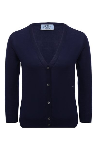 Женский шерстяной кардиган PRADA, арт. P25I17-1S9C-F0589-211