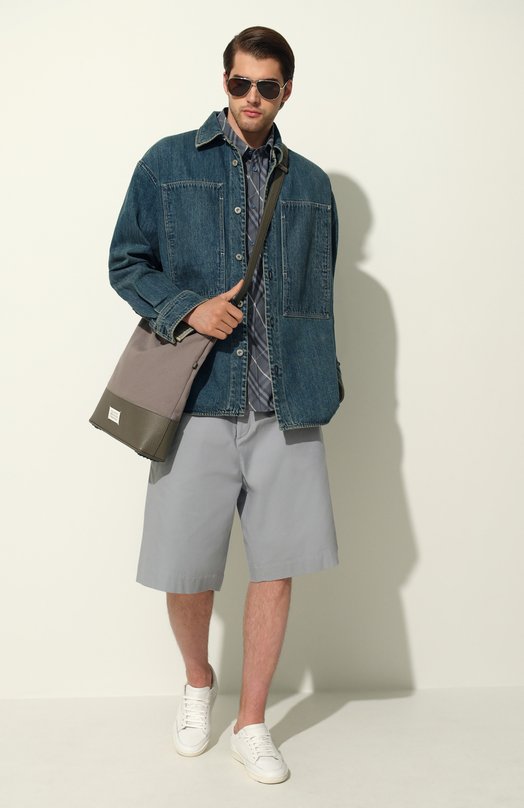 Джинсовая рубашка Jil Sander J47DL0159-J45291 Синий  J47DL0159-J45291 Фото 8