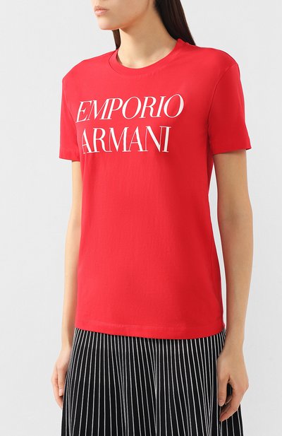 Хлопковая футболка EMPORIO ARMANI, арт. 3G2T69/2J07Z, фото 3