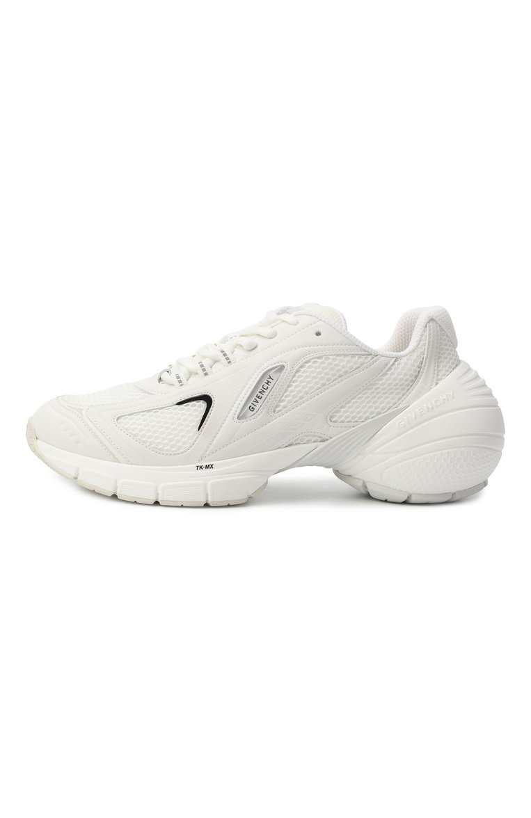 Мужские кроссовки tk-mx runner GIVENCHY белого цвета, арт. BH008MH1FG | Фото 4 (Подошва: Массивная; Материал внешний: Экокожа, Текстиль; Материал внутренний: Текстиль; Материал утеплителя: Без утеплителя; Стили: Классический; Кросс-КТ: Низкие)