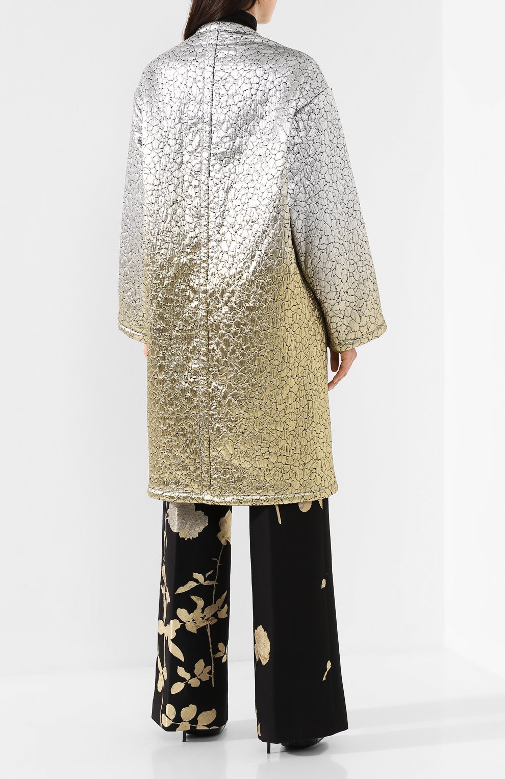 Шерстяное пальто DRIES VAN NOTEN, арт. 192-10212-8398, фото 4