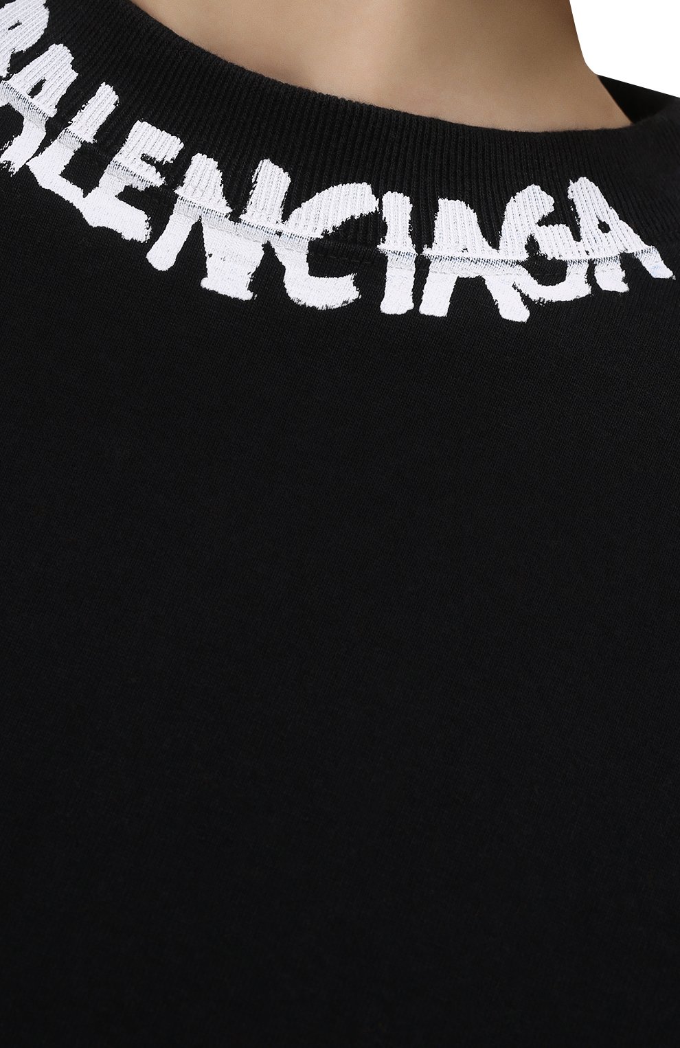 Хлопковый лонгслив BALENCIAGA черного цвета по цене 51950 руб., арт. 646222/TJV96, фото 5 Хлопковый лонгслив BALENCIAGA, арт. 646222/TJV96, фото 5