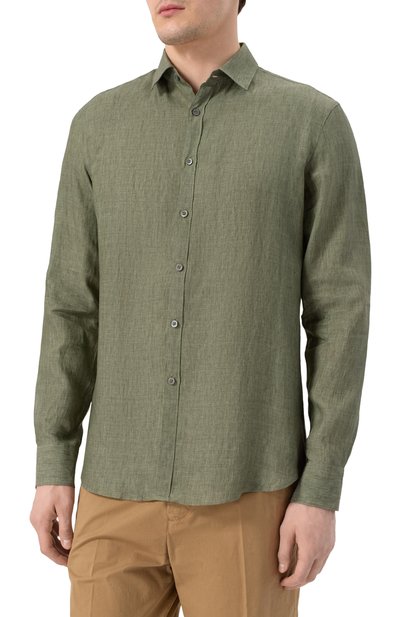 Льняная рубашка CANALI, арт. CSL7077/GL03099, фото 3