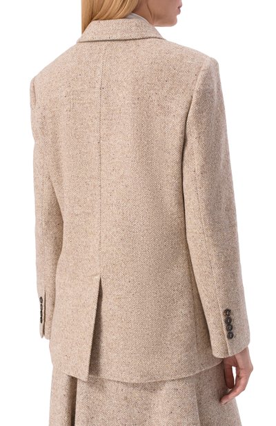 Жакет из шерсти и шелка BRUNELLO CUCINELLI, арт. MG5307059, фото 4