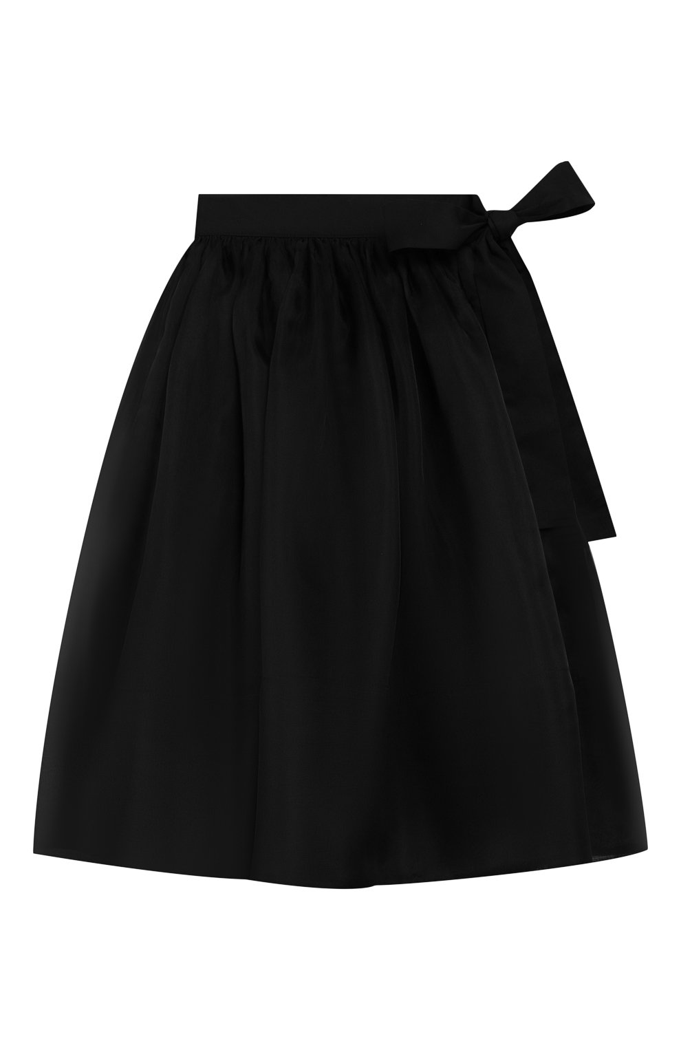 Шелковая юбка UNLABEL черного цвета по цене 22300 руб., арт. G0U-1/19-IL203/8A-10A, фото 1 Шелковая юбка UNLABEL, арт. G0U-1/19-IL203/8A-10A, фото 1