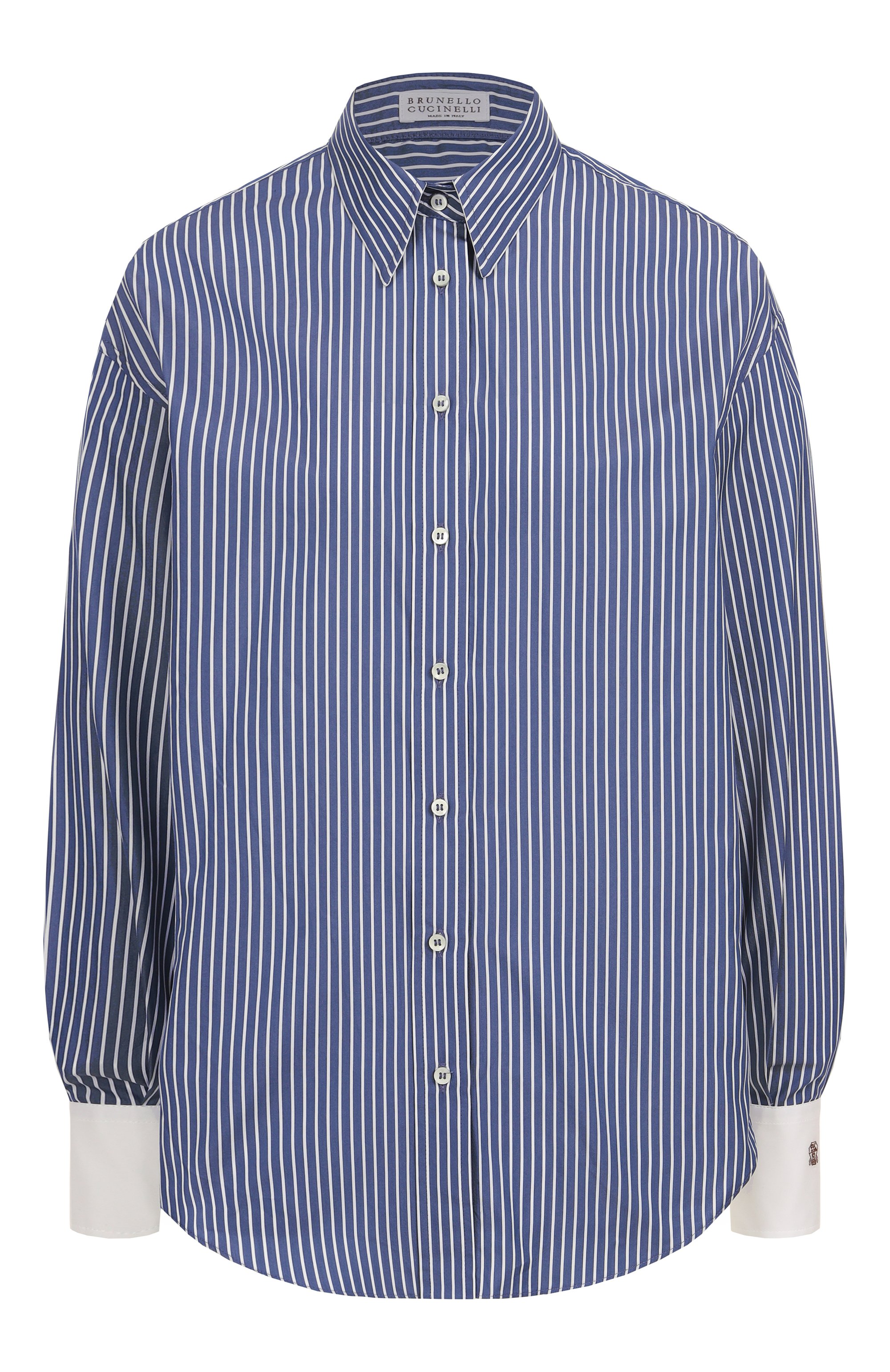 Р убашка из хлопка и шелка BRUNELLO CUCINELLI, арт. MA794NM116, фото 1