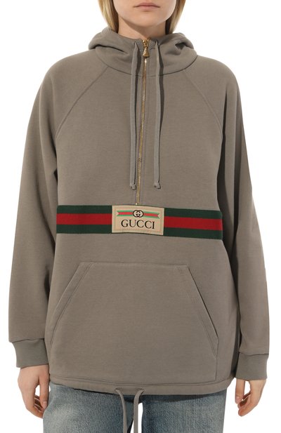 Хлопковое худи GUCCI, арт. 644656 XJC3W, фото 3