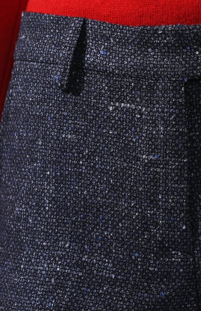 Брюки из смеси шелка и шерсти KITON темно-синего цвета по цене 121000 руб., арт. D38102K02R24, фото 5 Брюки из смеси шелка и шерсти KITON, арт. D38102K02R24, фото 5