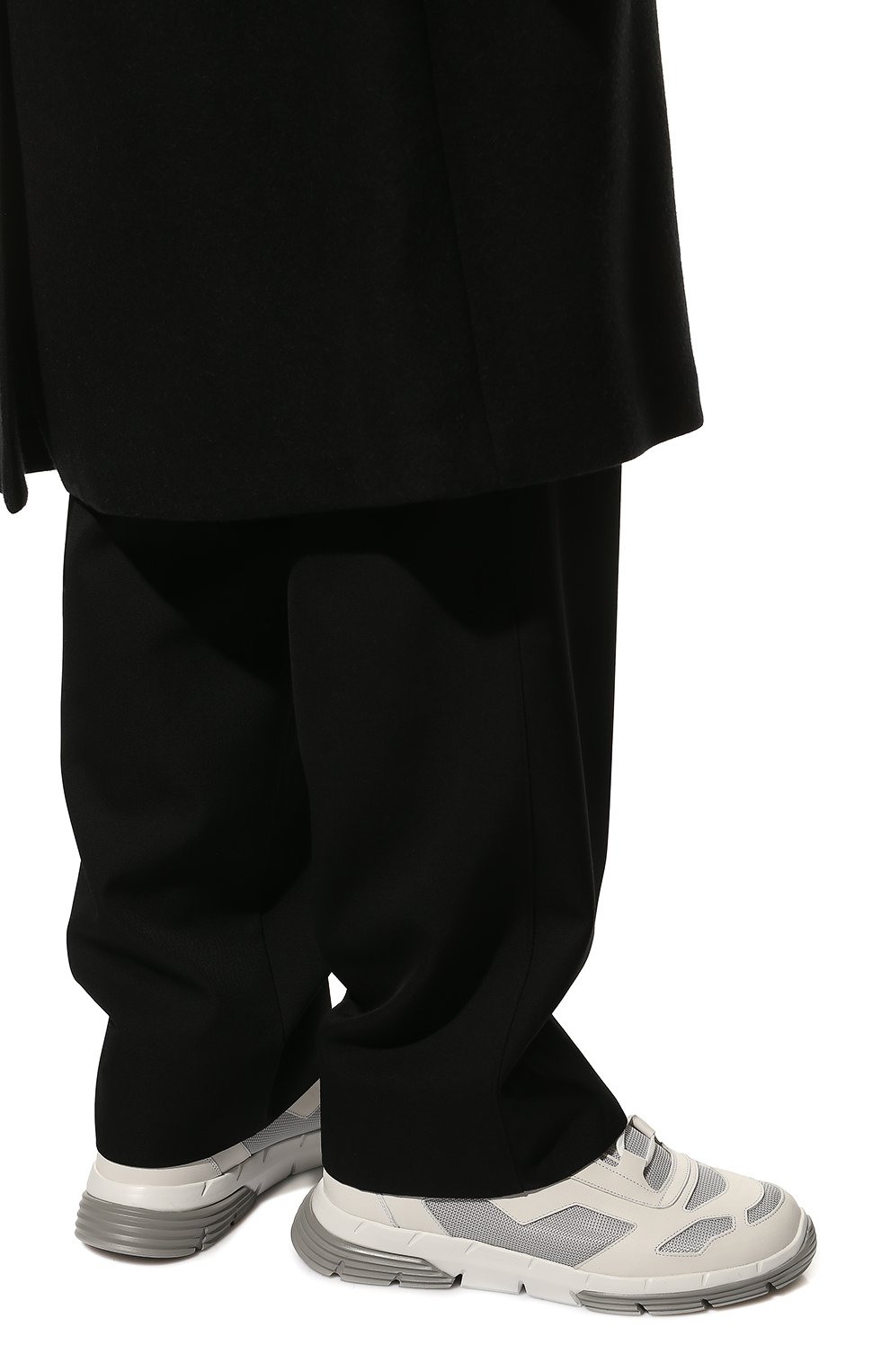 Комбинированные кроссовки PRADA, арт. 4E3563-3LEI-F0W5V, фото 3