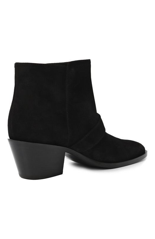 Замшевые ботильоны Gianvito Rossi G05627.SUENER0 Чёрный  G05627.SUENER0 Фото 5