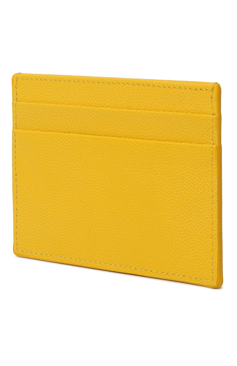 Мужской кожаный футляр для кредитных карт PALM ANGELS желтого цвета, арт. PMND008F22LEA0021801 | Фото 2 (Материал: Натуральная кожа; Материал сплава: Проставлено; Нос: Не проставлено)
