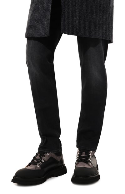 Кожаные хайкеры CAMERLENGO, арт. 16694/GREY, фото 3