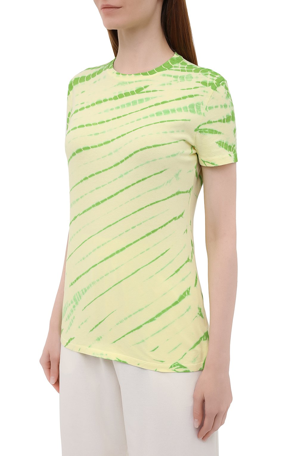 Хлопковая футболка PROENZA SCHOULER WHITE LABEL, арт. WL2114228-JCT144, фото 3