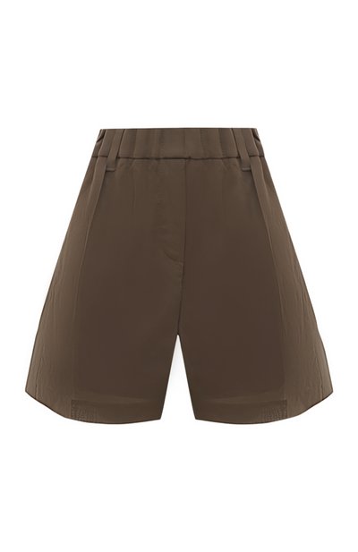 Женские хлопковые шорты BRUNELLO CUCINELLI, арт. MH911B1316