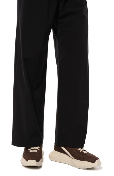 Кроссовки geth runner из нубука RICK OWENS, арт. RR02C7814, фото 3