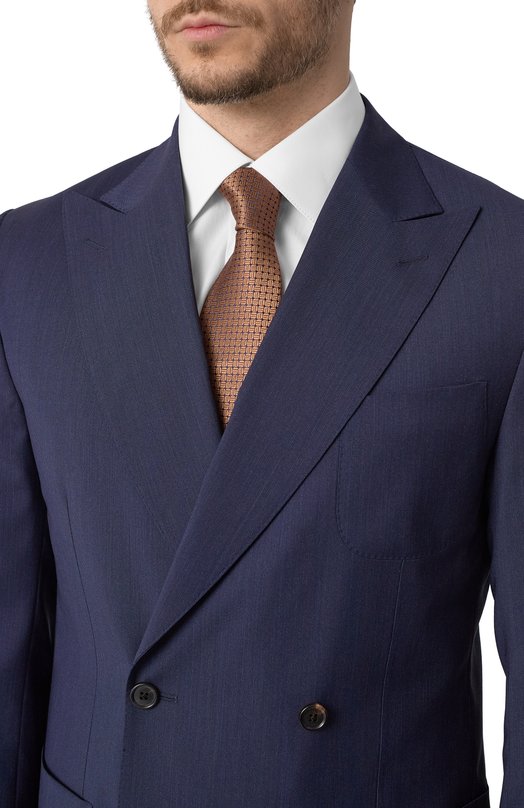 Шерстяной костюм Corneliani 25X009-2517423_SET Синий  25X009-2517423_SET Фото 8