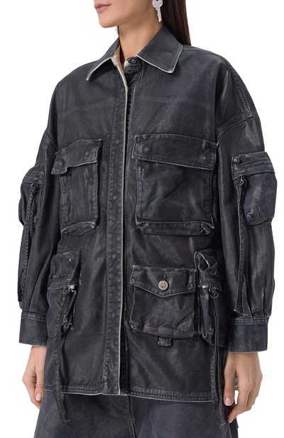 Джинсовая куртка THE ATTICO, арт. 250WCB00048/DDD100AA, фото 3