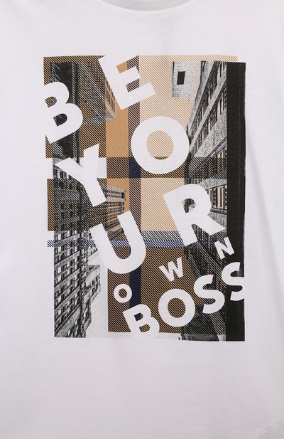 Хлопковая футболка BOSS, арт. J51217, фото 3