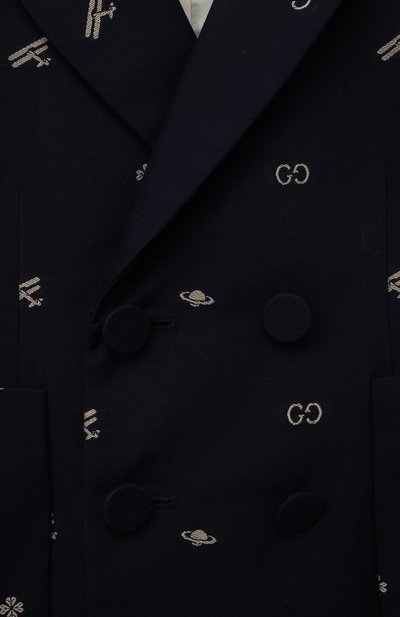 Хлопковый пиджак GUCCI, арт. 626209 XWAKM, фото 3