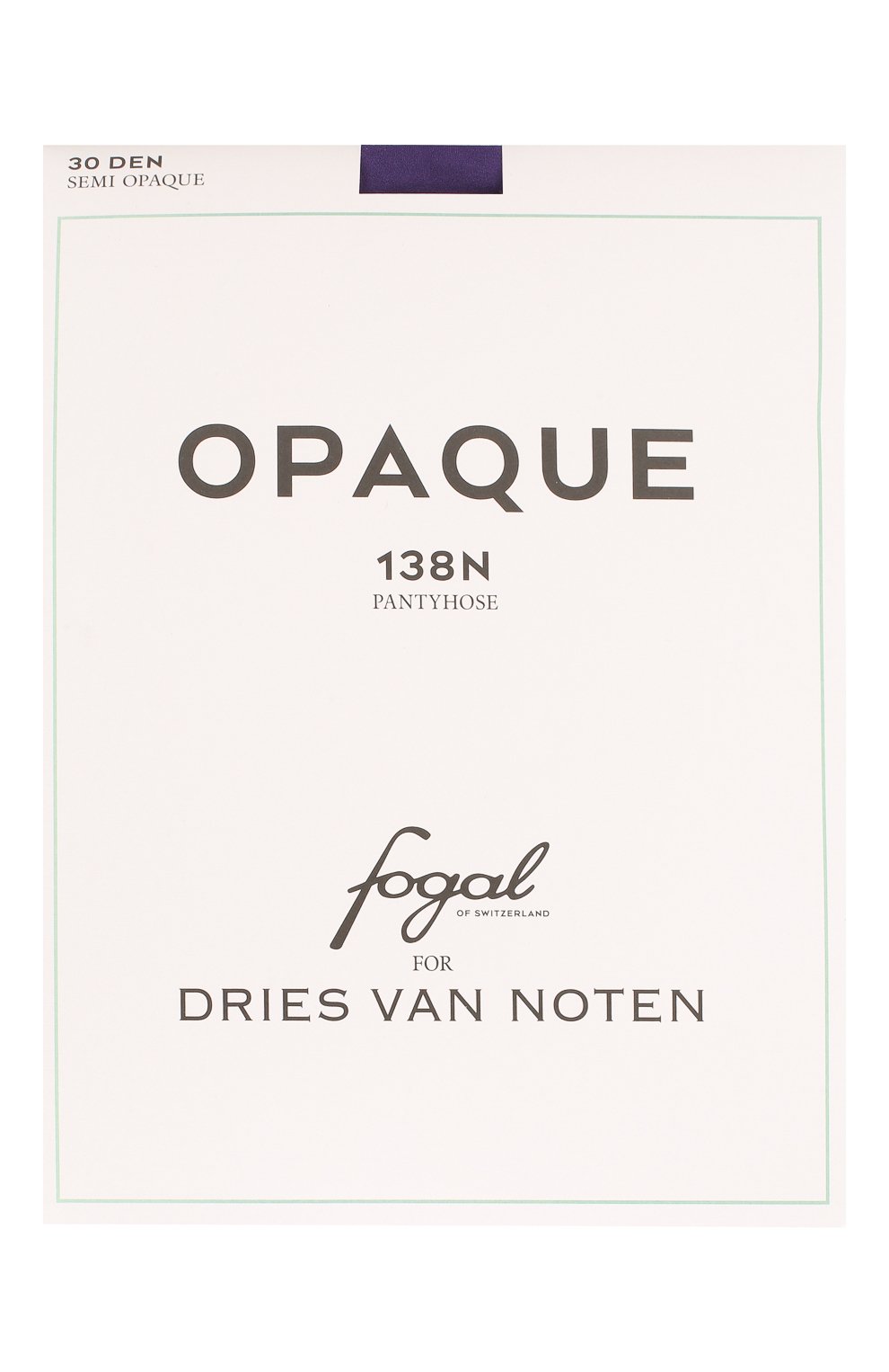 Колготки DRIES VAN NOTEN, арт. 192-11901, фото 1