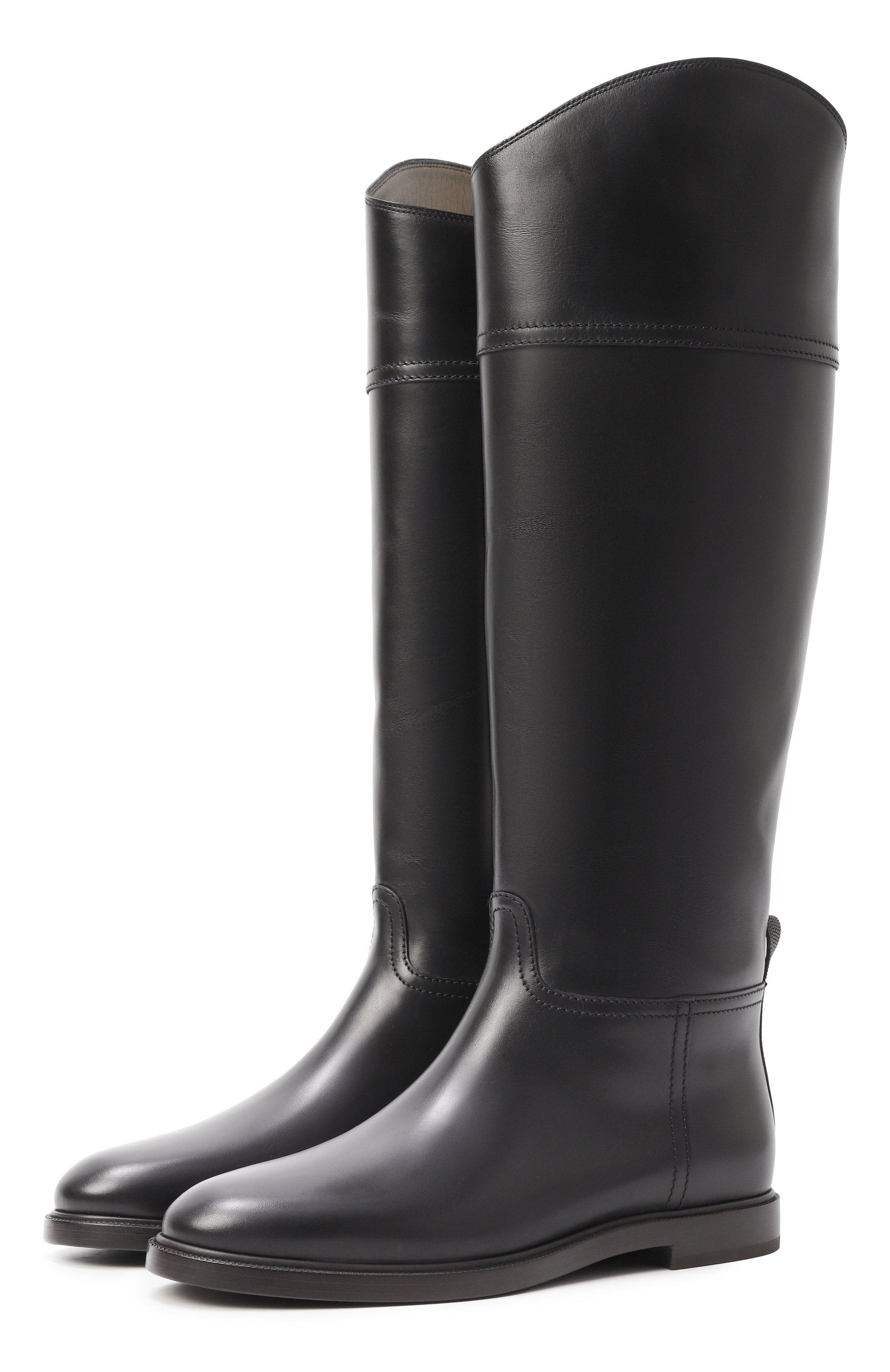 Кожаные сапоги BRUNELLO CUCINELLI, арт. MZ0LC3039P, фото 1