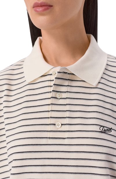 Поло DUNST кремового цвета по цене 12750 руб., арт. UDTS6A120IV, фото 5 Поло DUNST, арт. UDTS6A120IV, фото 5