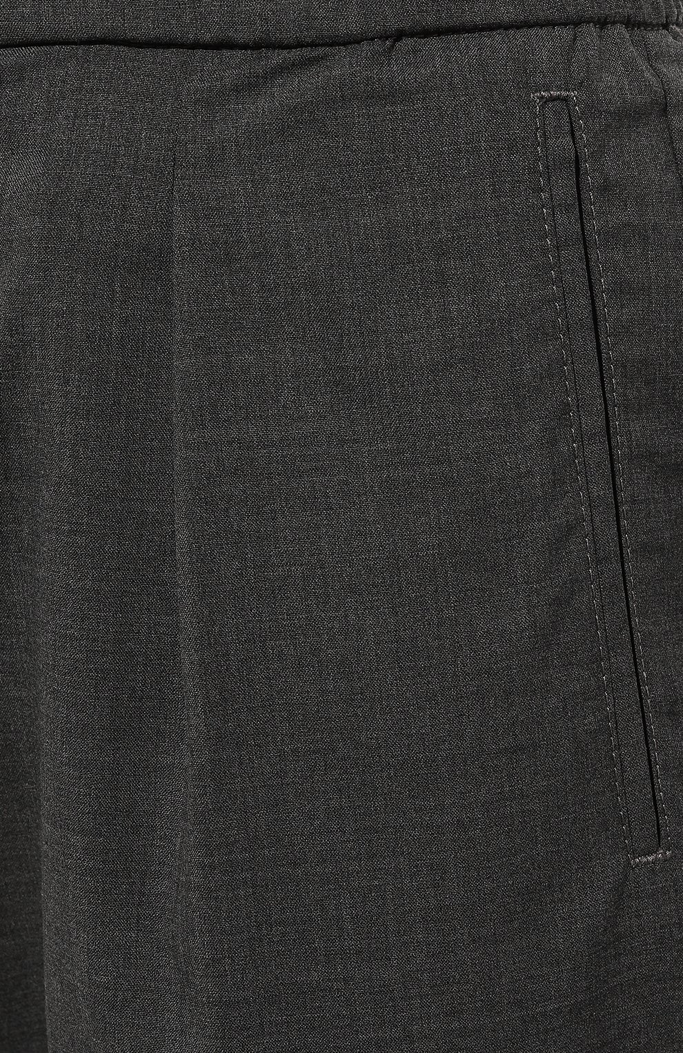 Шерстяные брюки KITON темно-серого цвета по цене 140500 руб., арт. UP1LACJ0752B, фото 5 Шерстяные брюки KITON, арт. UP1LACJ0752B, фото 5