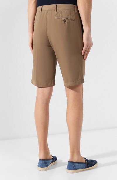 Шорты из смеси хлопка и льна PAUL&SHARK, арт. E19P4142, фото 4