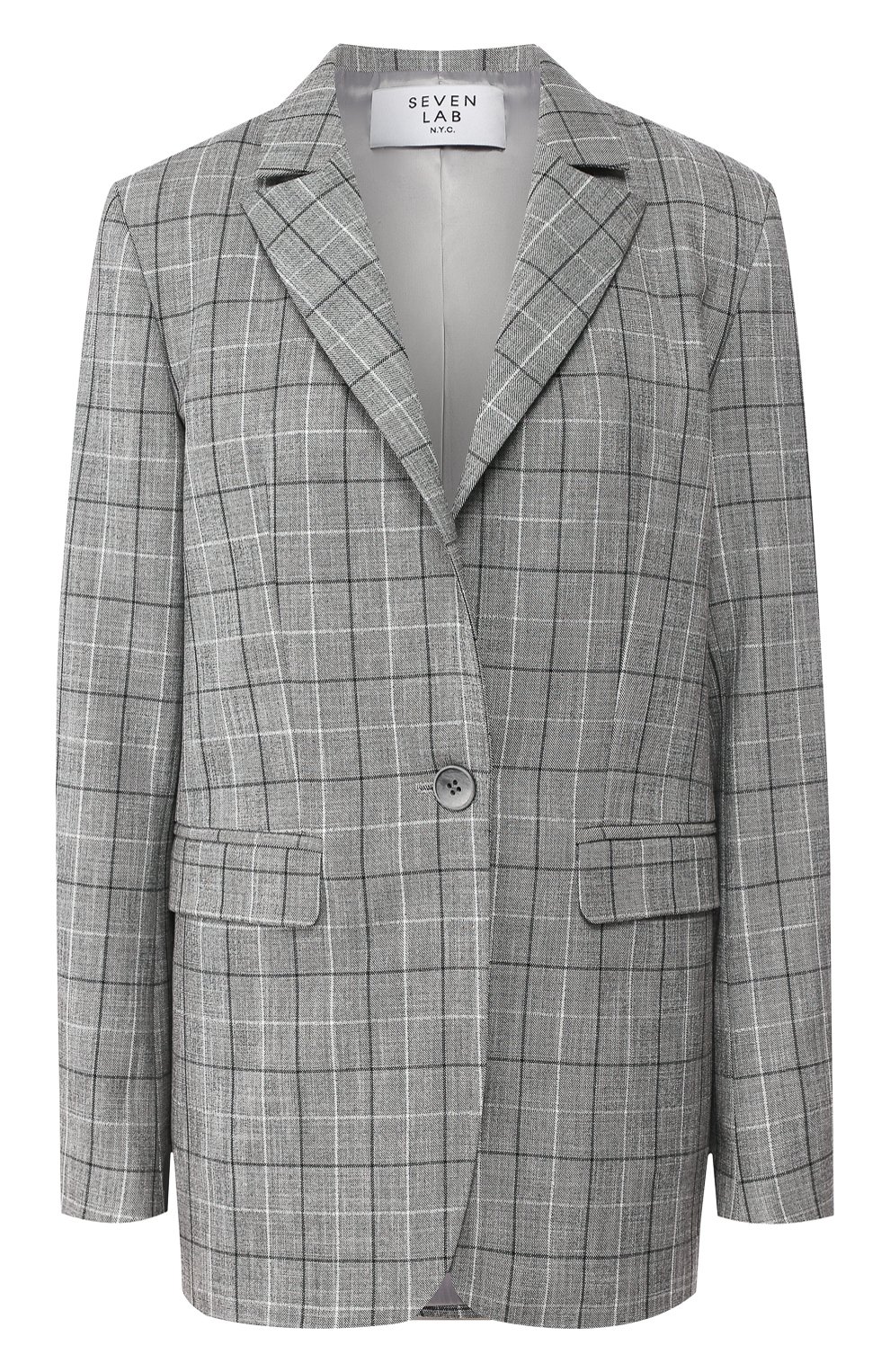 Жакет SEVEN LAB, арт. J2 19-B2CR plaid grey,  фото 1