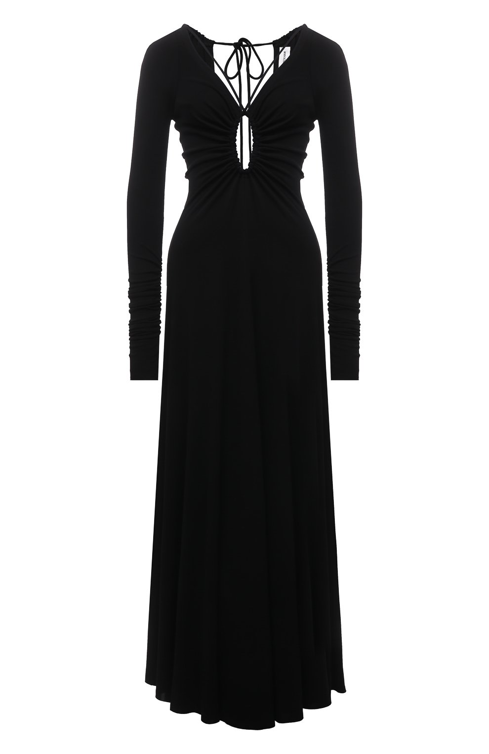 Платье из вискозы VICTORIA BECKHAM черного цвета по цене 158000 руб., арт. 1221WDR002533A, фото 1 Платье из вискозы VICTORIA BECKHAM, арт. 1221WDR002533A, фото 1