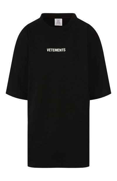 Женская хлопковая футболка VETEMENTS, арт. UAH20TR611/W