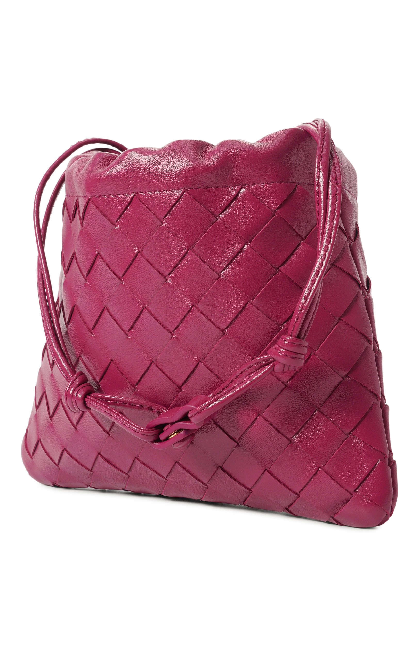 Сумка dustbag small BOTTEGA VENETA фуксия цвета по цене 199500 руб., арт. 816987/V3IV1, фото 4 Сумка dustbag small BOTTEGA VENETA, арт. 816987/V3IV1, фото 4