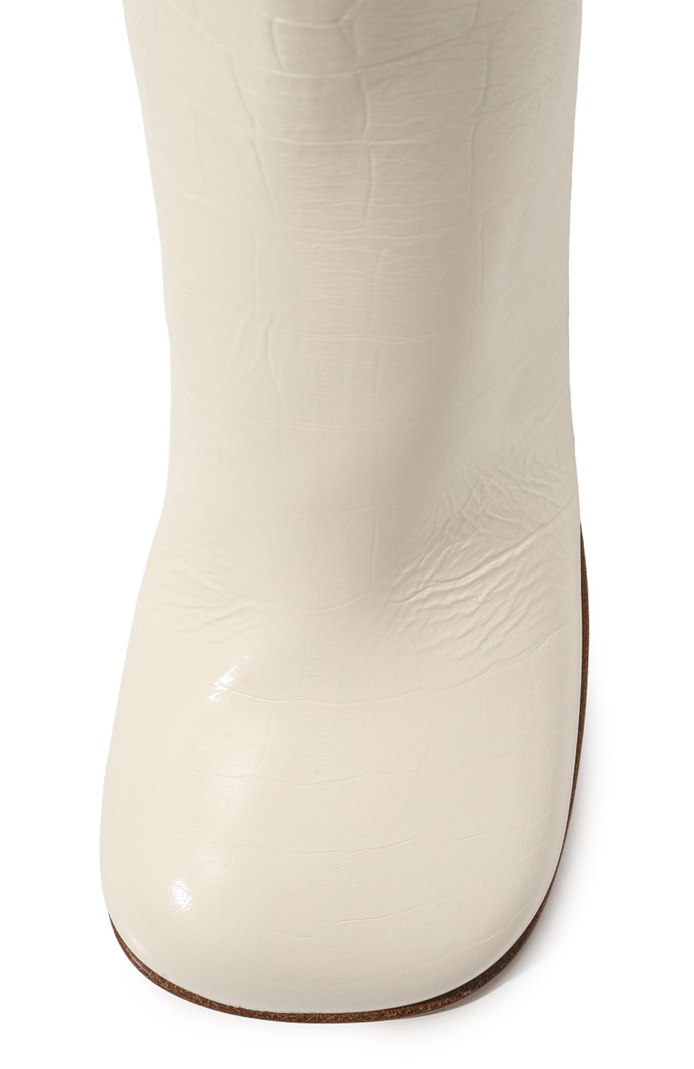 Кожаные ботильоны bloc BOTTEGA VENETA, арт. 667216/V1000, фото 6