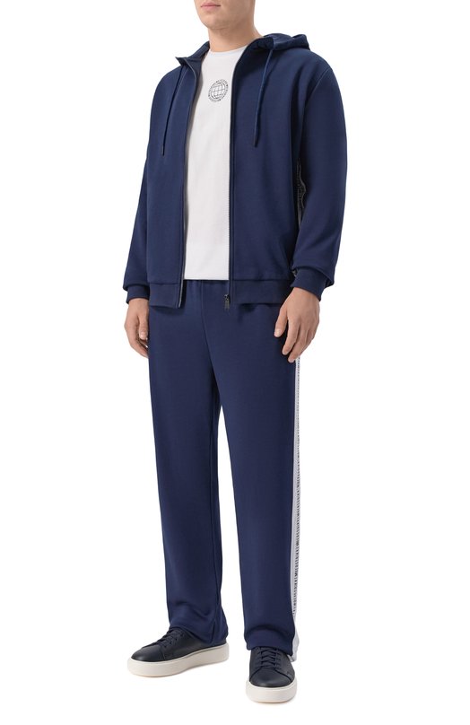 Хлопковый спортивный костюм Dirk Bikkembergs BMF1742 Синий BMF1742