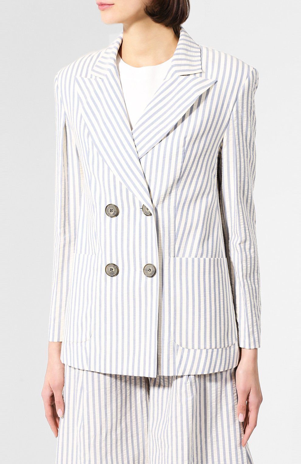 Хлопковый жакет VIKA GAZINSKAYA, арт. SS20-2257, фото 3