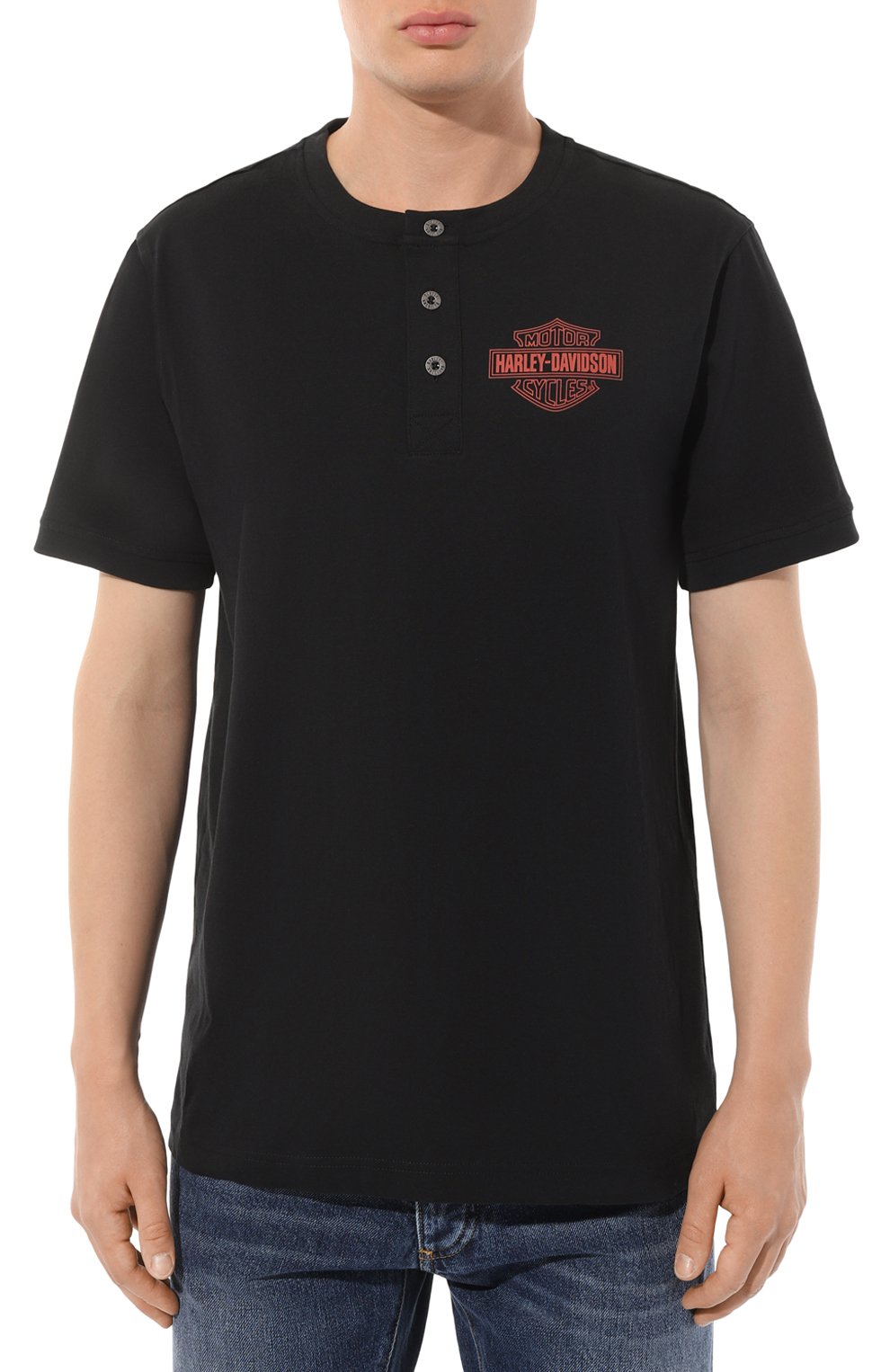 Хлопковая футболка HARLEY-DAVIDSON, арт. 96837-23VM, фото 3