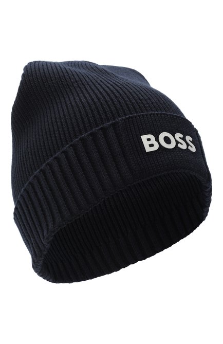 Мужская шапка из хлопка и шерсти BOSS, арт. 50499423