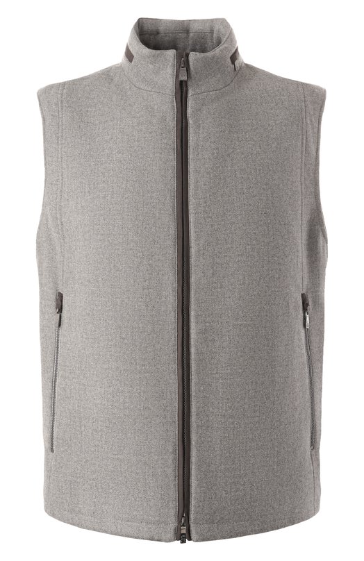 Жилет из шерсти и кашемира Corneliani 94C571-9418267 Серый 94C571-9418267