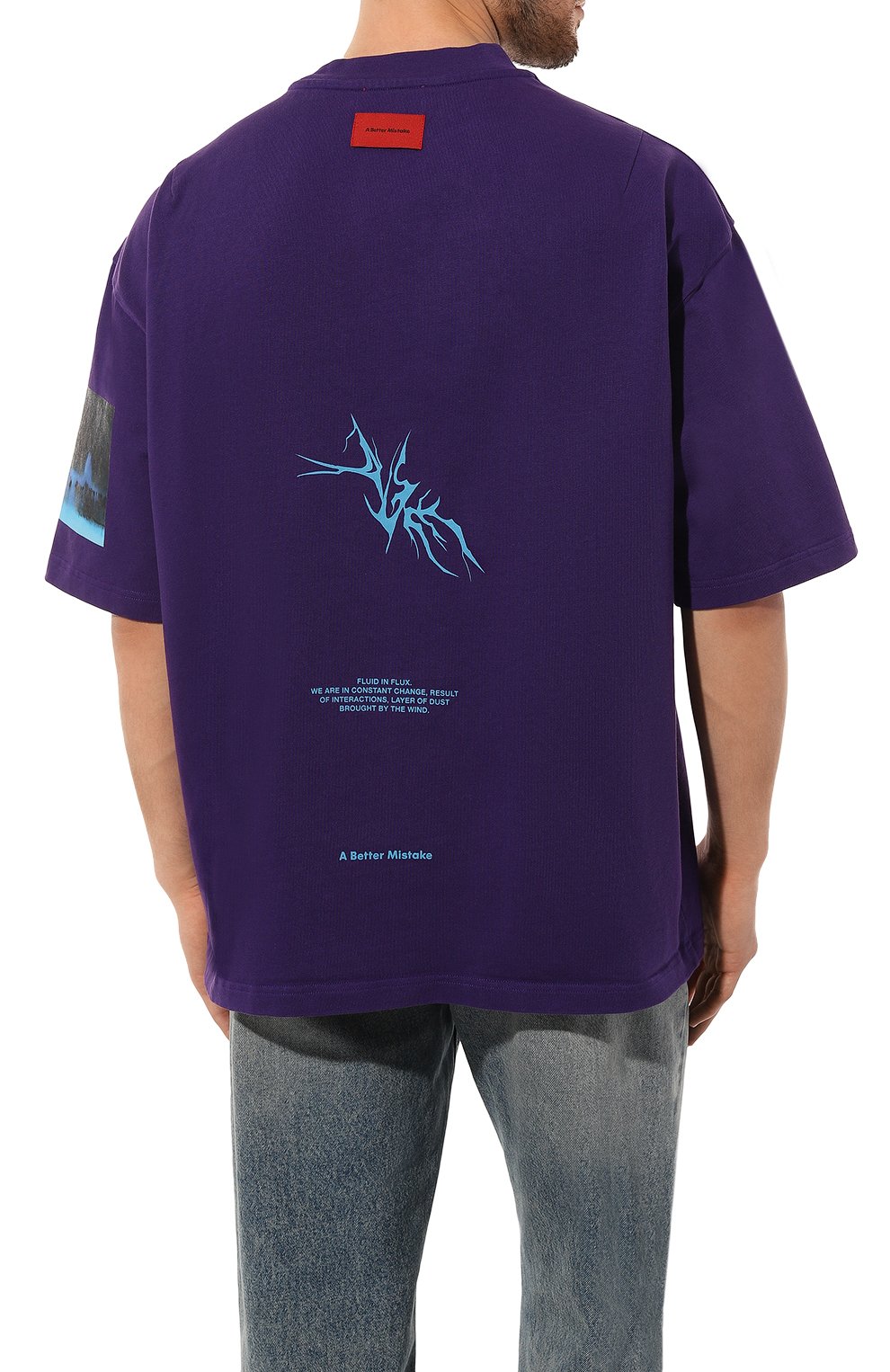 Хлопковая футболка A BETTER MISTAKE, арт. 06D14TS223M JS030PD, фото 4