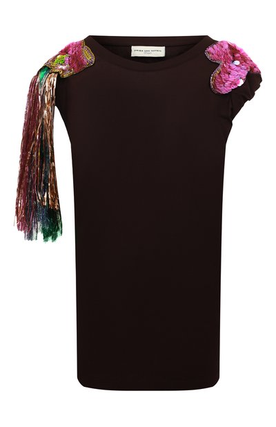Женский хлопковый топ DRIES VAN NOTEN, арт. 221-011135-4613